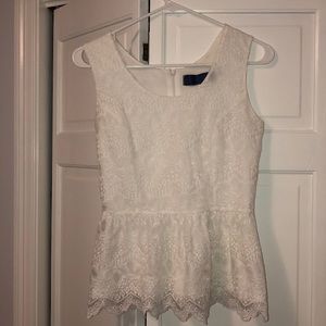 White Lace Top